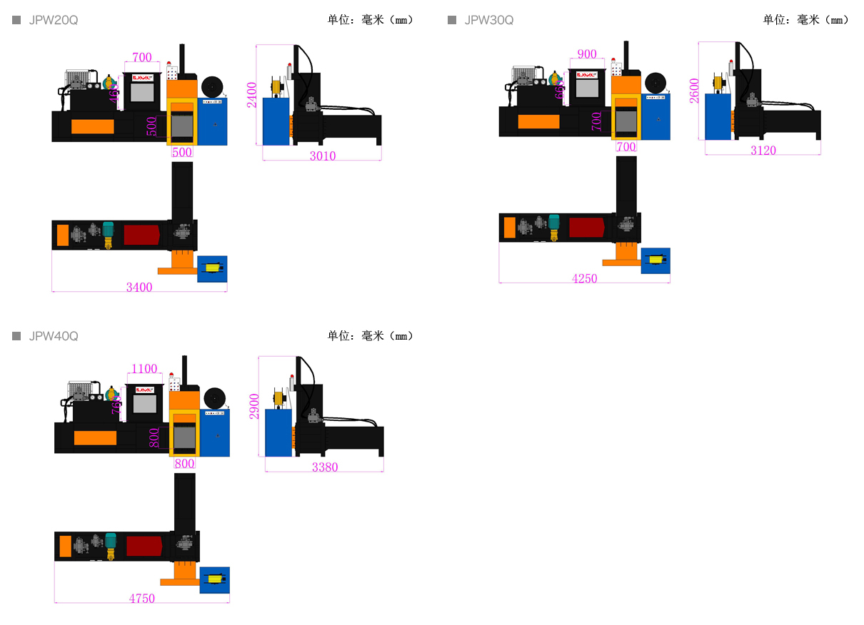 小型臥式全自動壓縮打包機(jī)（PP帶捆扎）JPW20Q.png